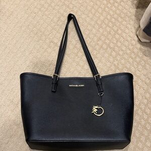 Michael Kors Black Leather Tote